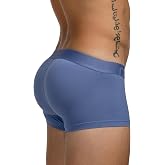 Rounderbum Men&rsquo;s Lift Tech Boxer Trunk &ndash; Hidden Band Butt Lifting Underwear, 3 Colors