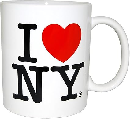 Amazon Co Jp I Love New York カラフルマグカップ 11オンス 両面 I Love Ny マグカップ カラー イエロー ピンク オレンジ ブルー パープル ブラック ホワイト お土産 ホワイト ホーム キッチン