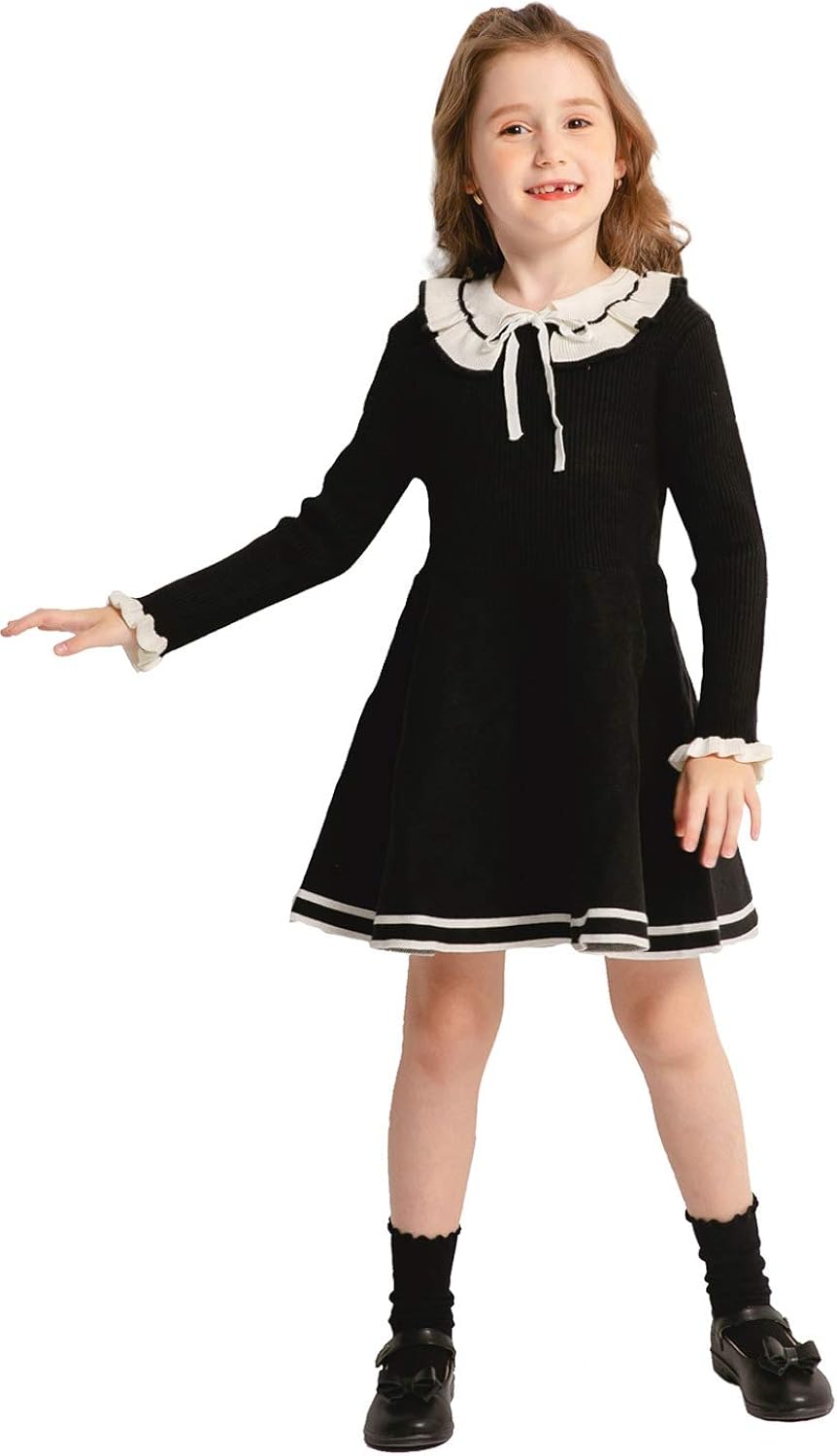 girls white winter dress