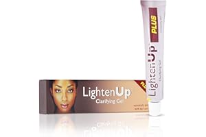 OMIC LIGHTEN-UP Lighten-Up Plus Clarifying Gel - 1 fl oz / 30 ml - Brightening Cream for Knuckles, Elbows, Hands, Armpits, with Alpha Arbutin, Fruity Tamarind Extract