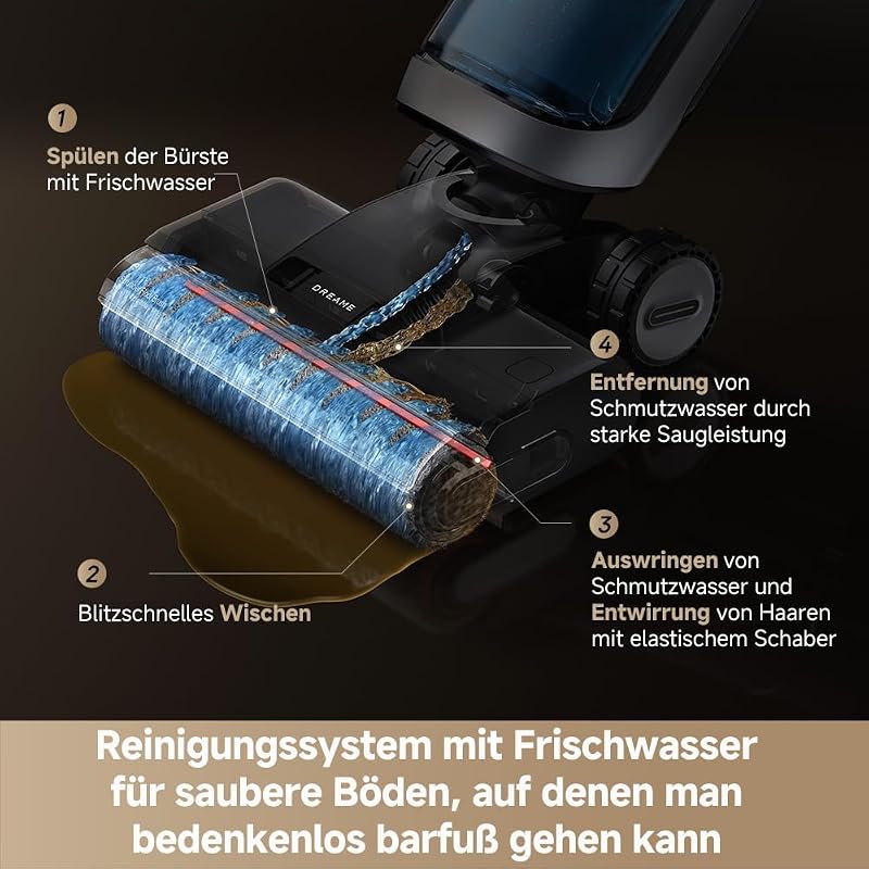 H14 Dual 5-in-1 Nass- & Trockensauger, smarte Dosierung