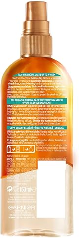 Garnier Ambre Solaire Natural Bronzer Dry Oil 150ml Coconut Oil Vegan view 9