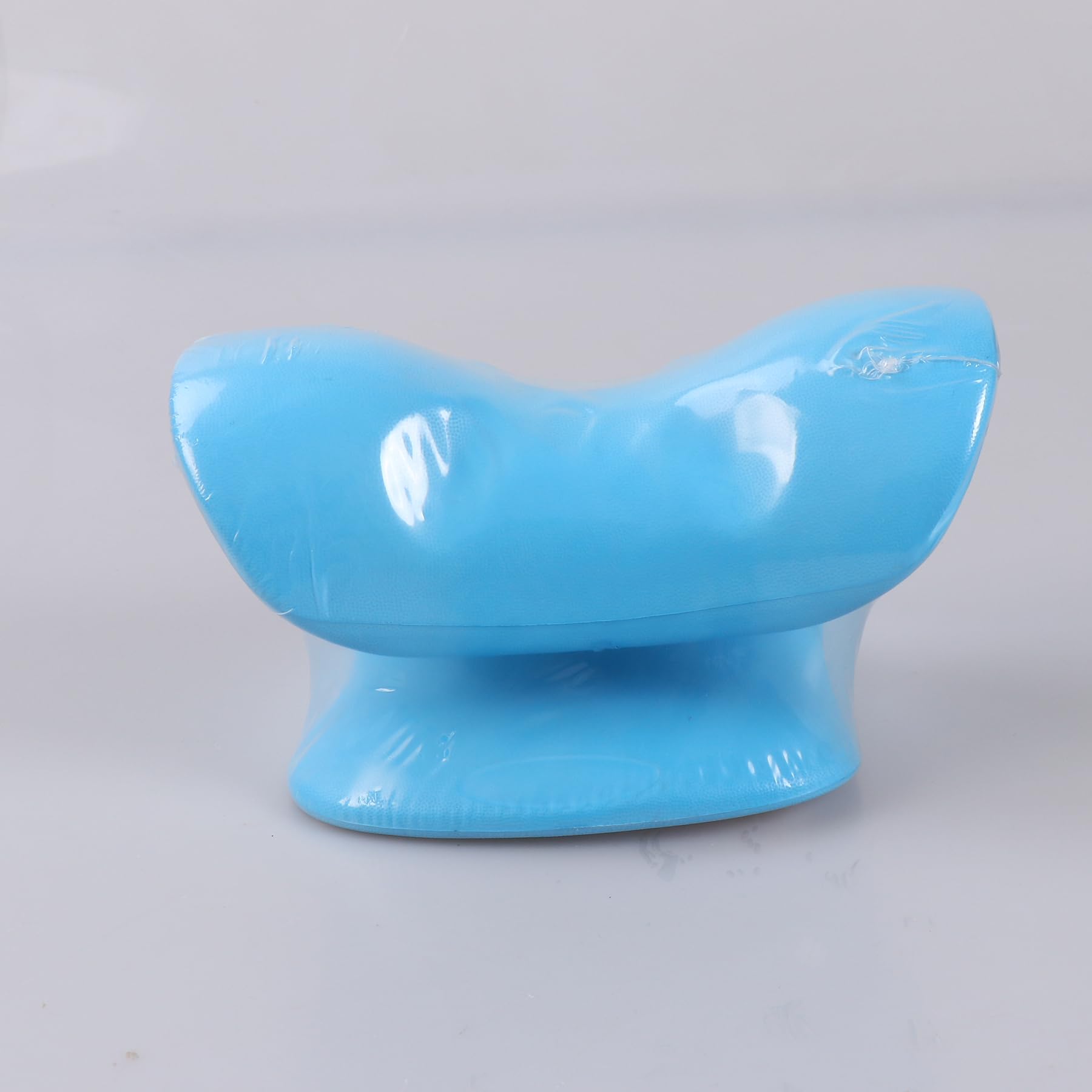 Neck Stretcher for Pain Relief, Neck and Shoulder Relaxer Cervical Traction Device Pillow for Muscle Relax and TMJ Pain Relief (Blue)
