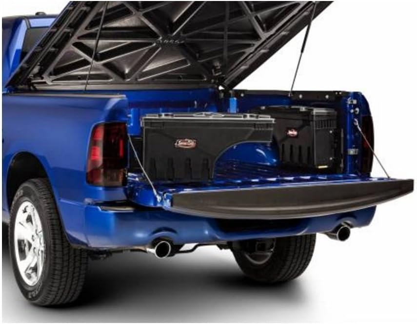 UNDERCOVER SC302D SC302P Set of Black Driver and Passenger Side Swing Case Storage Boxes for Dodge Ram 1500