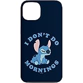 Disney Lilo & Stitch I Don't Do Mornings Stitch Case for iPhone 13