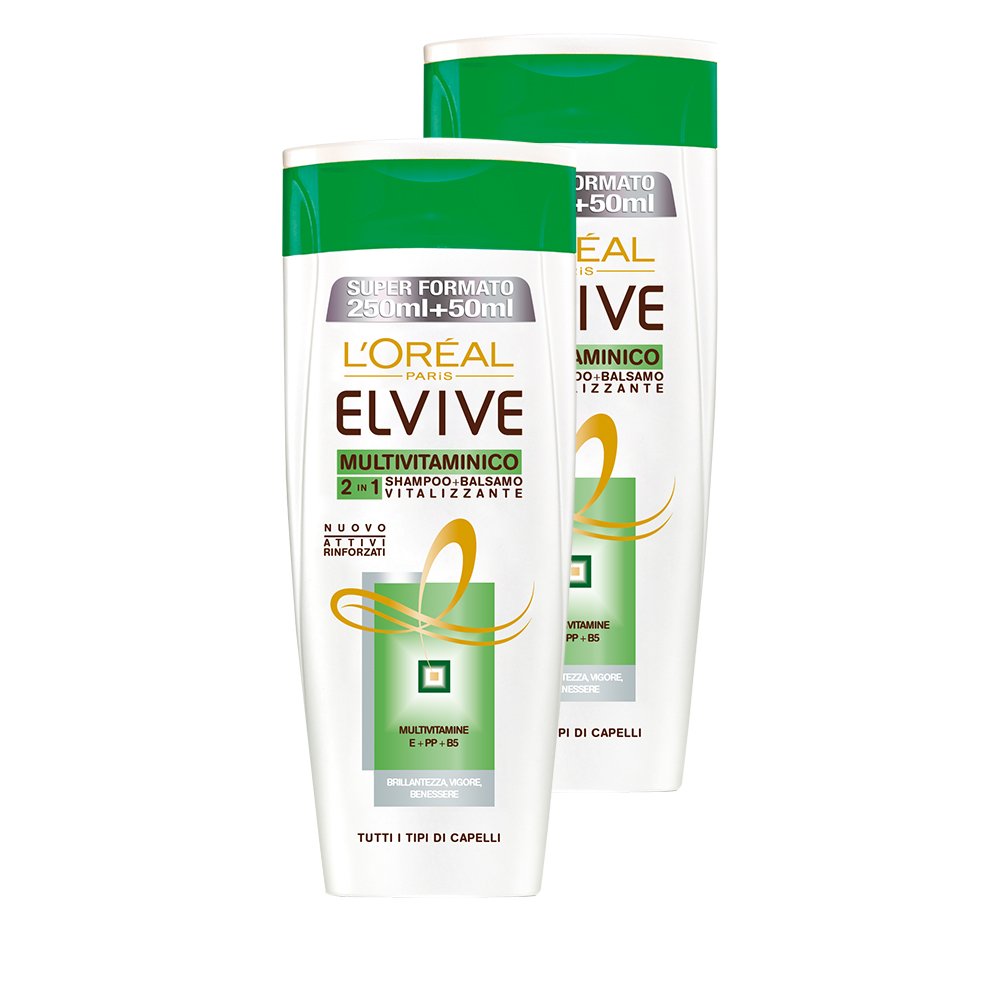 Pack 6 champús Elvive L'Oréal 2en1