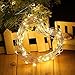 SHINE HAI 12-Pack 6.5FT/2M LED Copper Wire String Lights 20 Micro Starry Waterproof LED Moon Lights, Warm White, Battery Operated for Party Wedding Centerpiece Christmas Table Decoration