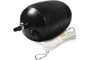 LANUCN Plumbing Test Ball, 4" Test Ball Plug with 16.4ft of Fixed Rope, Rubber Test-Ball Pipe Plug for Repair, Closed Water Test, etc.