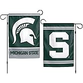 WinCraft NCAA Michigan State Spartans 12 x 18 inch 2-Sided Garden Flag