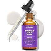 Bakuchiol Retinol Serum for Face - Retinol Alternative for Sensitive Skin with Vitamin E, Hyaluronic Acid, Collagen, Serum for Anti-Aging, Wrinkle Reduction Skin Firming & Smoothing 1 oz