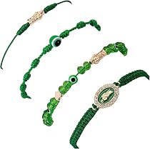 Amazon.com: San Judas Bracelet,Green Adjustable St Jude Bracelet ...