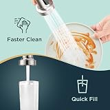 FORIOUS Kitchen Tap Spring Kitchen Sink Mixer High Arc 360 Swivel view 4