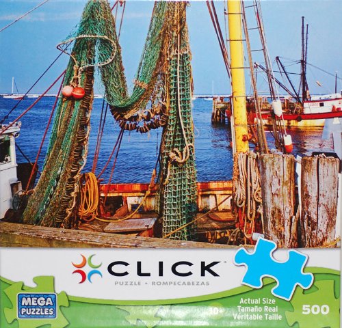 CLICK PUZZLE: Fishing Nets, Cape Cod, MA 500 Piece Puzzle