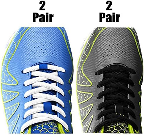 Replacement Shoelaces Shoe Laces,iBarbe Strings 45" Long x 1/4" Wide,Strong Shoe Laces for Men,Women,Kids,& Seniors for Running Sports Sneakers Boots Skates Board Shoes Casual Shoes