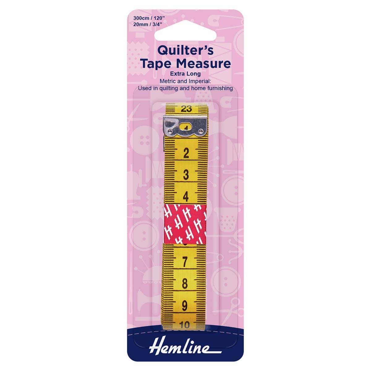 Hemline Tape Measure - Extra Long, 300cm