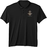 Rooted in Christ Tshirt Jesus Vintage Cross Christian Performance Polo Shirt