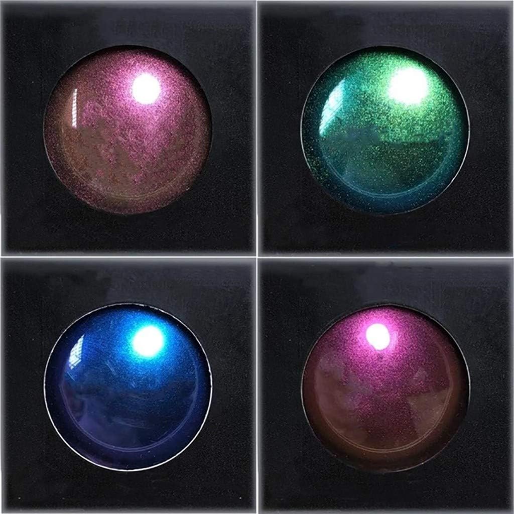foreverH 4PCS Multi-Chrome Shade Shifting Pigments Eye Shadow High Pigmented Makeup Set Shimmers Eyeshadow (4PCS, Multicolor)