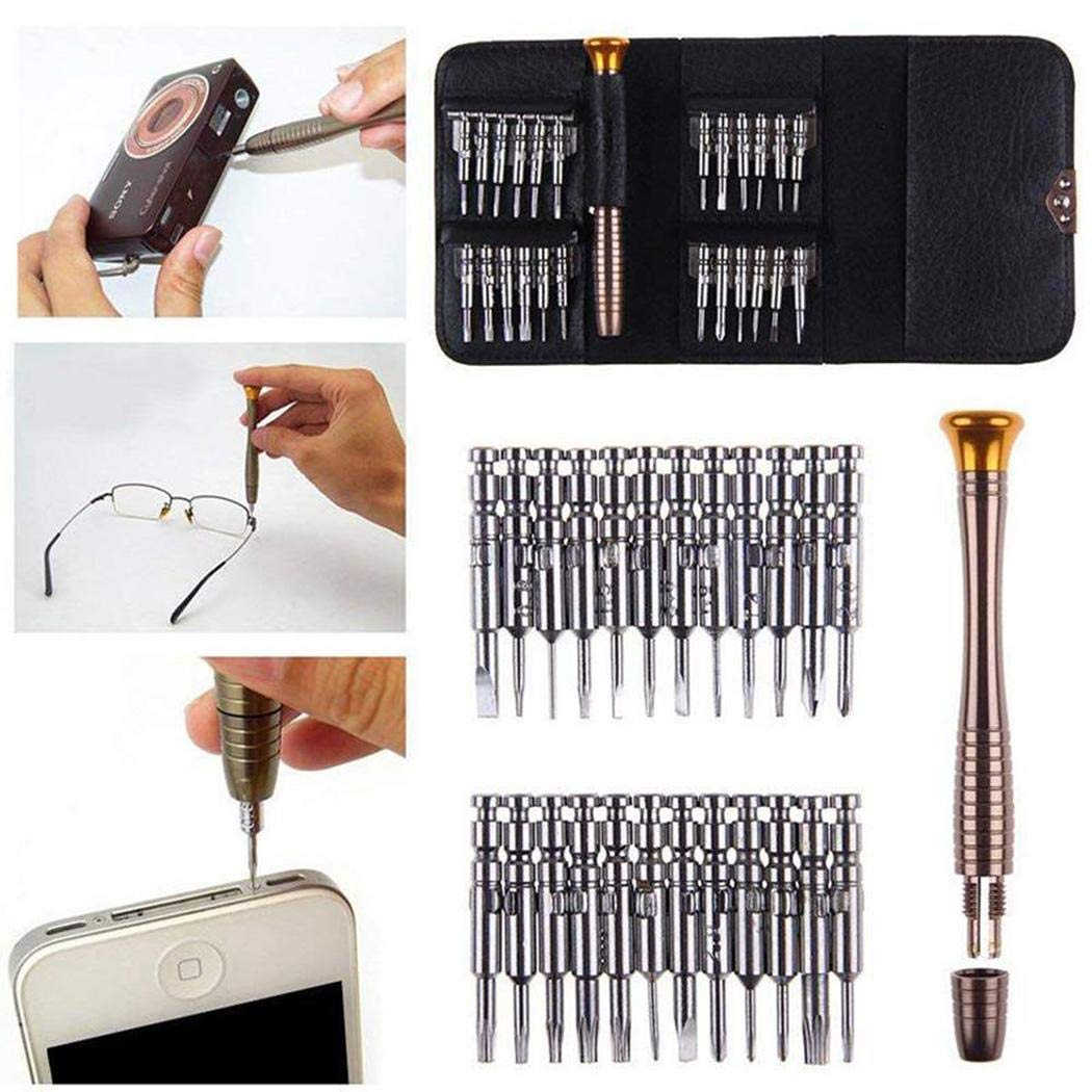 Ilonti 25 in 1 Precision Screwdriver Bits Laptop Mobile Phone Repair Tools Set Screwdriver Sets