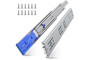 SLIDEWAY 200 Lbs Soft Close Heavy Duty Drawer Slides 1 Pair 14 16 18 20 22 24 26 28 Inch Full Extension Ball Bearing Sliding Rails Cabinet Runners Tracks Tool Box Glides-Soft Closing 20"