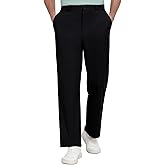 PEGENO Mens Golf Pants with 4 Pockets Stretch Lightweight Quick Dry Breathable Slacks Casual Work Dress Pants for Men