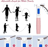 Te-Rich Skipping Rope with Counter Adjustable Ropeless Indoor Gym Cable Handles view 4