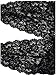 Rozegaga Womens Floral Lace Deep V-Neck Babydoll Open Back Teddy Lingerie OneSize Black