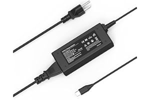 HBONY Universal 45W Type C USB C Chromebook Charger Laptop Replacement for Lenovo 500e 300e 100e 2nd Gen C330 C340 S330 S340 Flex 3, Acer HP Samsung Google Asus Dell Chromebook Charger, Power Cord Adapter