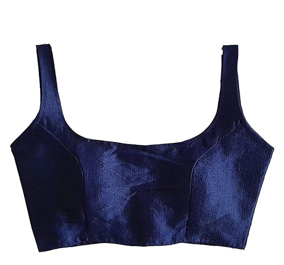 Honest Retail Women's Neck Sleevless Readymade Blouse For Saree & Lahenga Choli