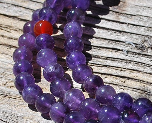 8mm Amethyst Mala