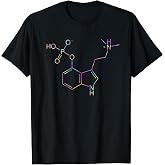 Psilocybin Magic Shrooms Chemistry Molecule T Shirt T-Shirt