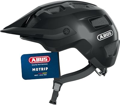 ABUS MoTrip MTB Helmet – Height-Adjustable Peak, Ponytail Friendly, Unisex