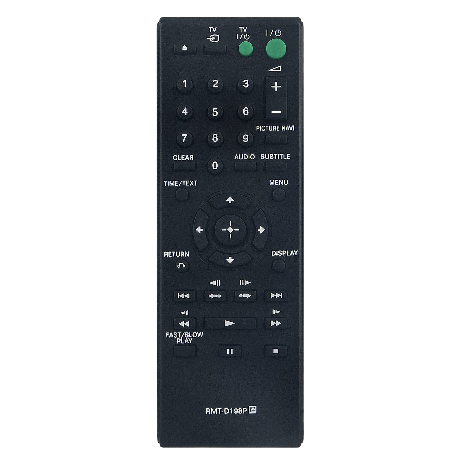 VINABTY RMT-D198P RMT-D197A Replacement Remote Control fit for Sony DVD Player DVP-SR170 DVP-SR760 DVP-SR110 DVP- SR370 DVP-SR360 DVPSR170 DVP-SR150 DVP-SR750H DVPSR370 DVP-SR370 DVP-SR760HP