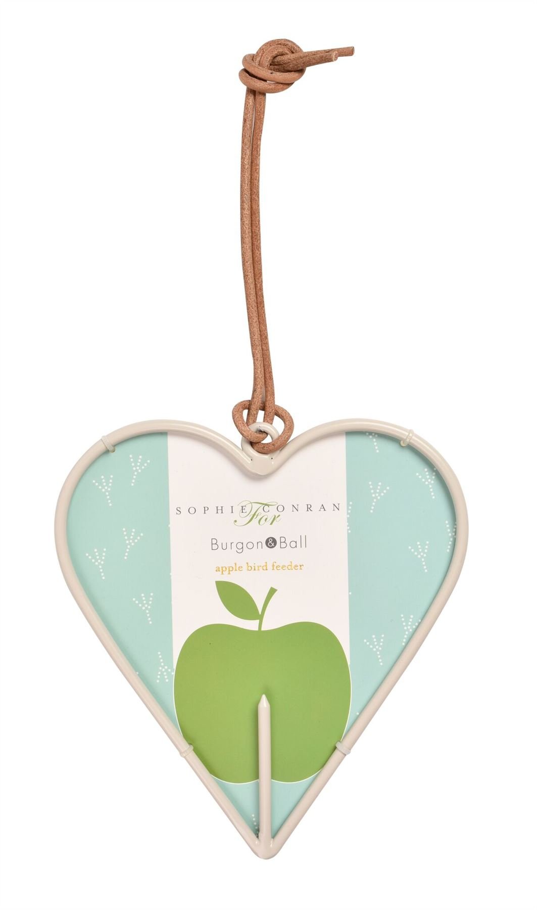 Burgon & Ball Sophie Conran Apple Bird Feeder Heart Design