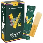 Vandoren SR702 Alto Sax V16 Reeds Strength 2; Box of 10