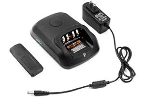 ACCESSORYWAY PMNN4409 Battery Charger Compatible for Motorola APX900 XPR7550 XPR6550 XPR6350 XPR3500 XPR3300e XPR7350e XPR7550e XPR7580e Radio WPLN4232 WPLN4226 WPLN4226A Single Unit Charger （NO-IMPRES）