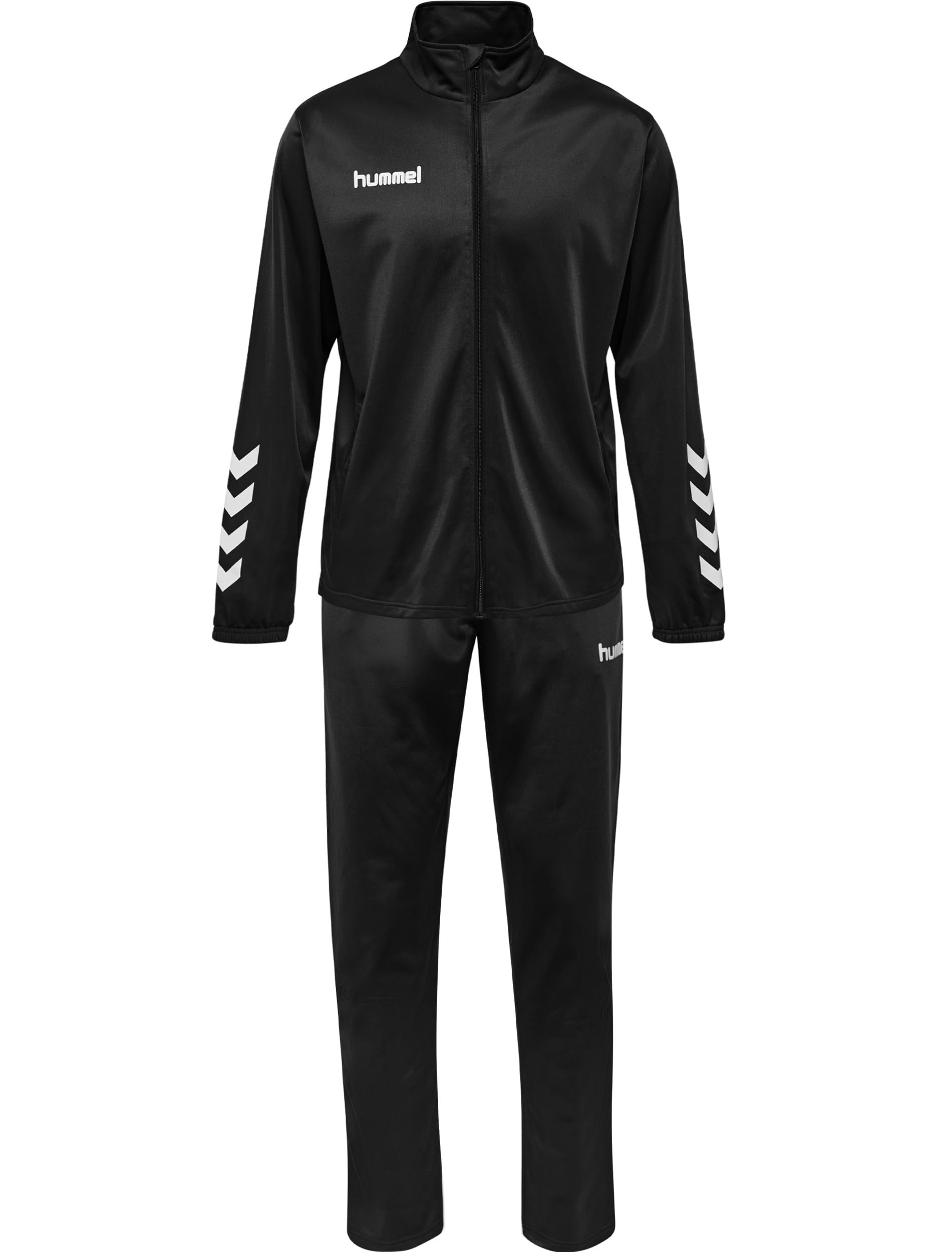 hummel Men's ensemble promo poly tracksuit, black, L EU