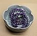 Natural Faceted African Amethyst Handmade Gemstone 8mm Round Beads Elastic Bracelet 7