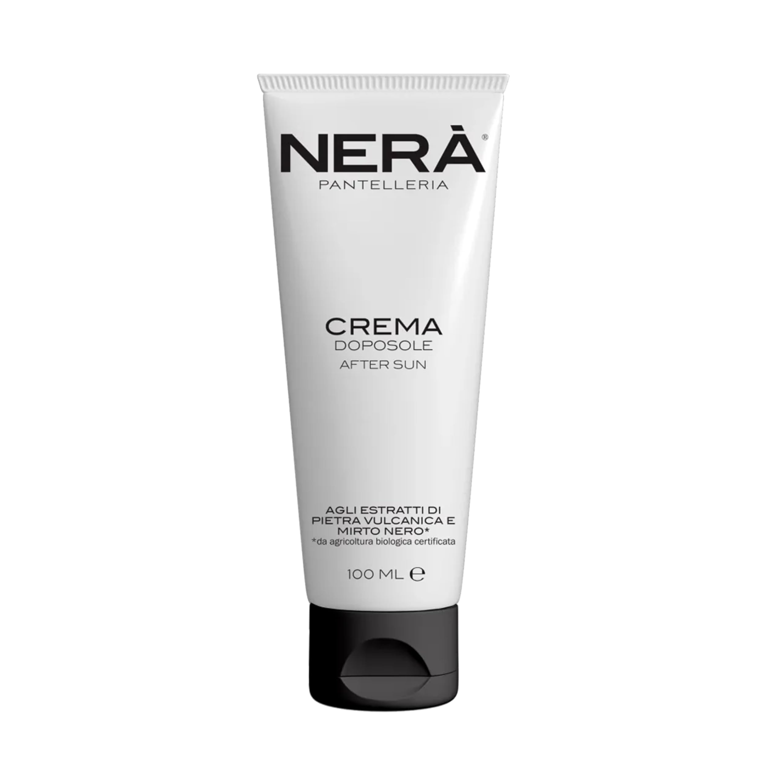 NERA Pantelleria After-Sun Moisturizing Soothing body Cream with Black Myrtle Extract, Shea Butter, Hyaluronic Acid, Sweet Almond Oil, Vitamin E to Sooth & Calms the Skin, 100 ml