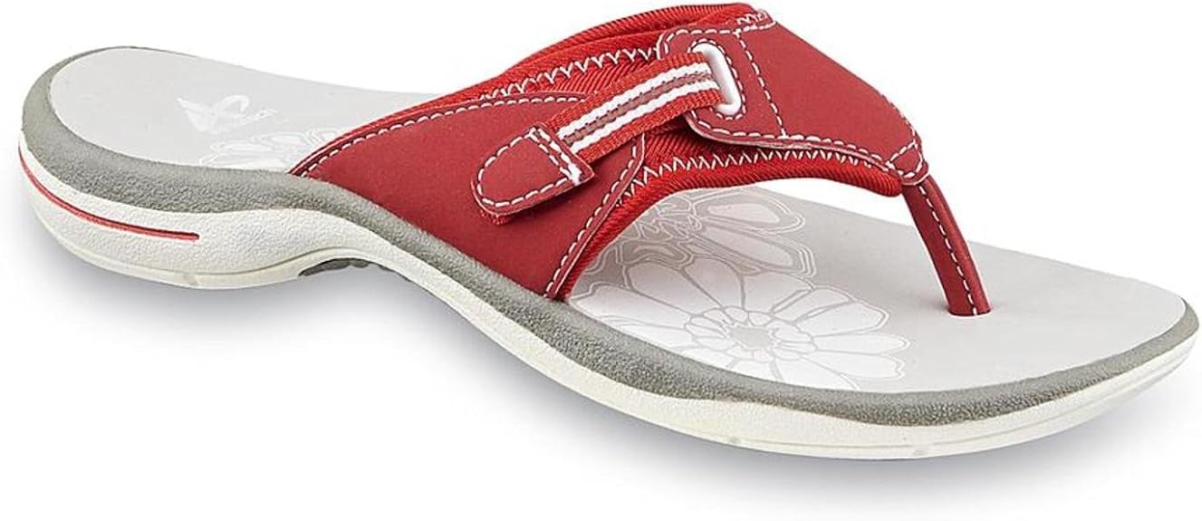 athletech women's flip flops