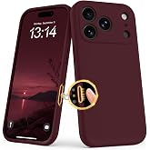 OTOFLY for iPhone 18 Pro Case / 17 Pro Case, Dark Cherry | Compatible with MagSafe, Integrated Silicone Camera Control Button, Camera Protection, Anti-Scratch Soft Microfiber Lining