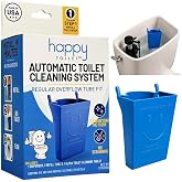 Happy Toilet Cleaner Toilet Tank Tablet Holder Toilet Cleaning System | Patented Automatic Toilet Bowl Cleaner Holder In Tank Caddy Toilet Tablet Holder Dispenser, Toilet Bowl Tablet Holder
