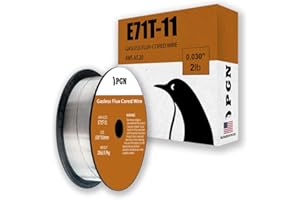 PGN BEARINGS PGN Flux Core Wire .030 - E71T-11 .030 Inch, 2 Pound Spool - Gasless Mild Steel MIG Welding Wire with Low Splatter - For All Position Arc Welding