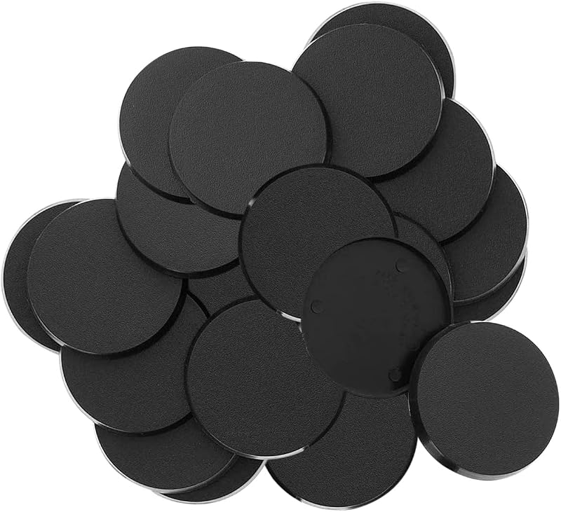 Playcrate Wargaming Hobby Bases 32mm 30pcs Plastic Miniature Bases