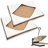 12x15 Inch Heat Press Platen Wrap Cover, Non-Stick High Temperature Resistant Teflon Protector for Protecting Sublimation Heat Pressing Machine Plate from Residue, Inks, Adhesives (2)