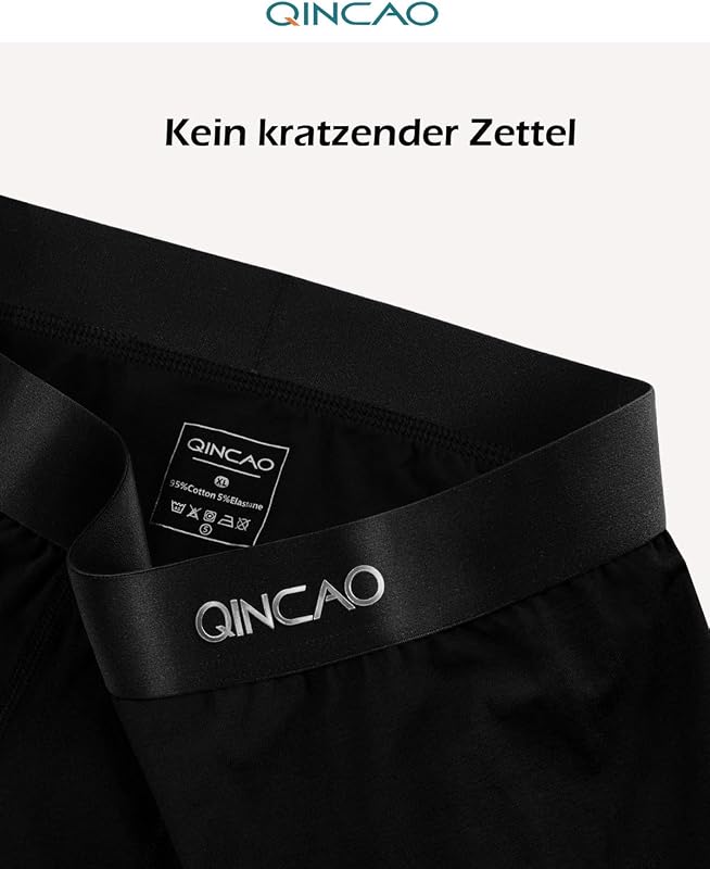 Boxershorts Herren 6 Pack aus Baumwolle, Weich & Komfortabel