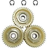 KPATH 3PCS 38&times;12 mm / 47.5&times;13 mm Planetary Gear 36 Teeth, Nylon Repair Gear for E-Bike Motors with 8 mm Bearings, Compatible with Bafang Motors and 36 Teeth E-Bike hub Motors