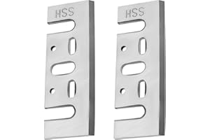 Be In Your Mind 2PCS HSS Planer Blades Replacement Woodworking Planer Blade Compatible with DeWalt N556874 DCP580 Compatible 