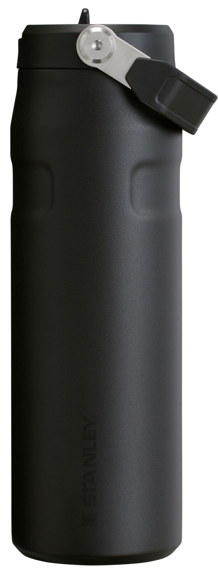 Photo 1 of Stanley IceFlow Flip Straw 2.0 Water Bottle 24 OZ | Built-In Straw with Larger Opening | Lightweight & Leak-Resistant | Insulated Stainless Steel | BPA-Free | Black 2.0