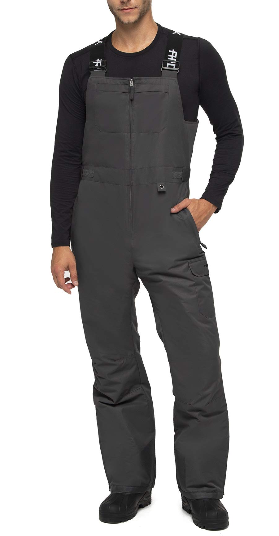 Photo 1 of Arctix Men's Avalanche Athletic Fit Insulated Bib Overalls, Charcoal, Medium/32" Inseam