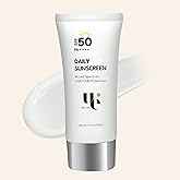 Ujin Eclat Cosmetics UV Clear SPF 50 Sunscreen with Zinc Oxide, UVA and UVB Protection, Broad Spectrum, Non-Greasy, No White-